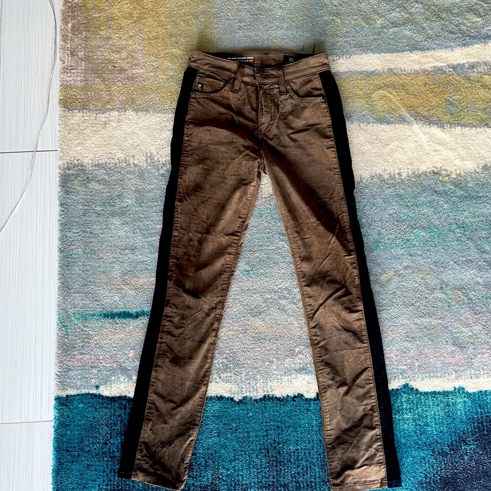 AG velvet jeans.